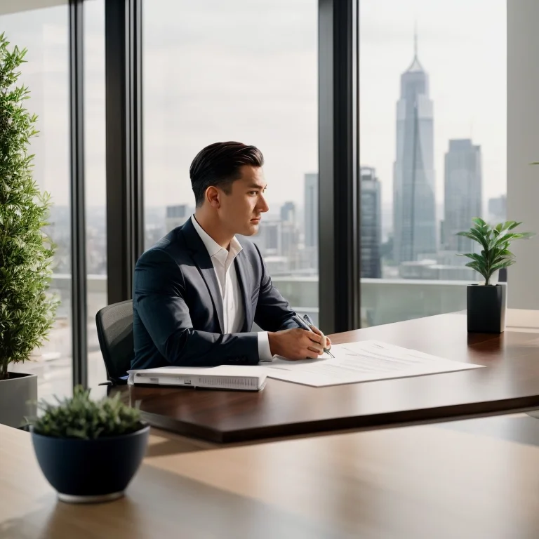 Legal team reviewing property documents